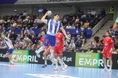 Ricardo Brandão apontou quatro golos na derrota com o Veszprém na despedida da Champions de andebol - Foto: FC Porto