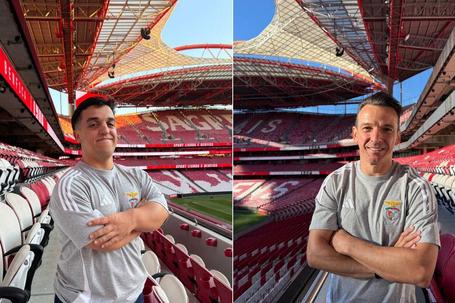 Miguel Monteiro e Lenine Cunha - Foto: SL Benfica