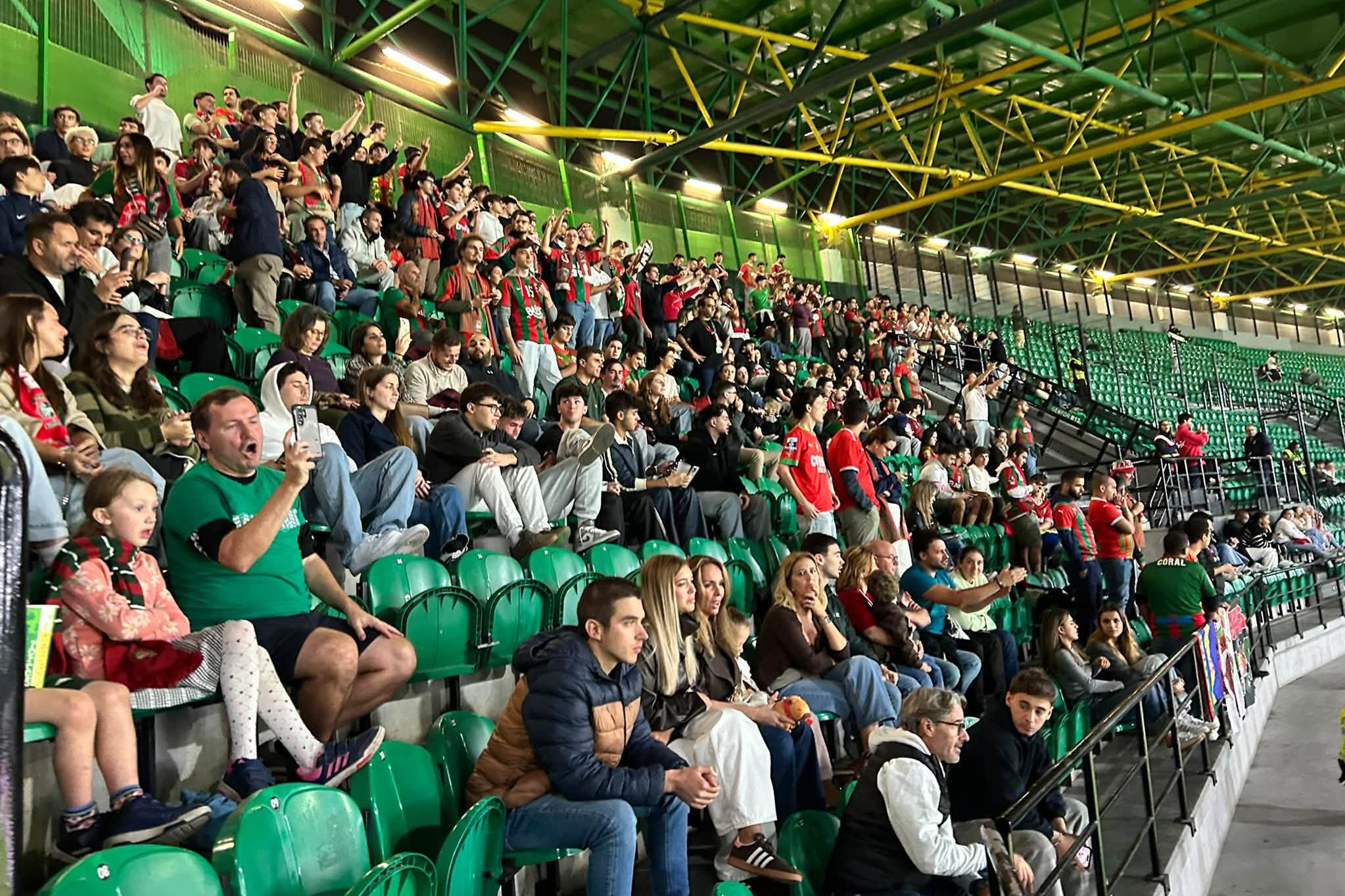 Adeptos do Marítimo em Alvalade - Foto: Marítimo no rectângulo/Facebook