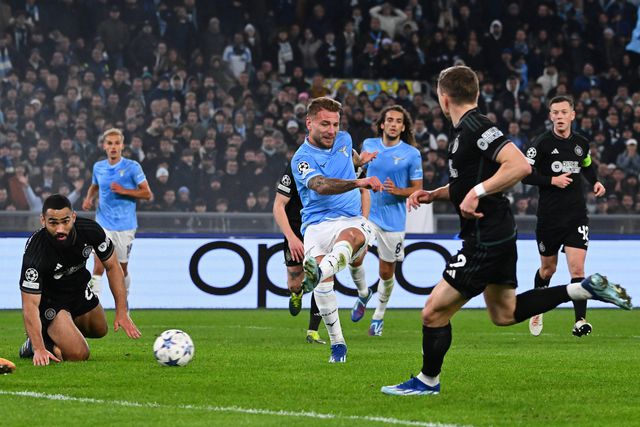 Ciro Immobile bisa e Lazio fica a torcer pelo Atlético de Madrid em Roterdão