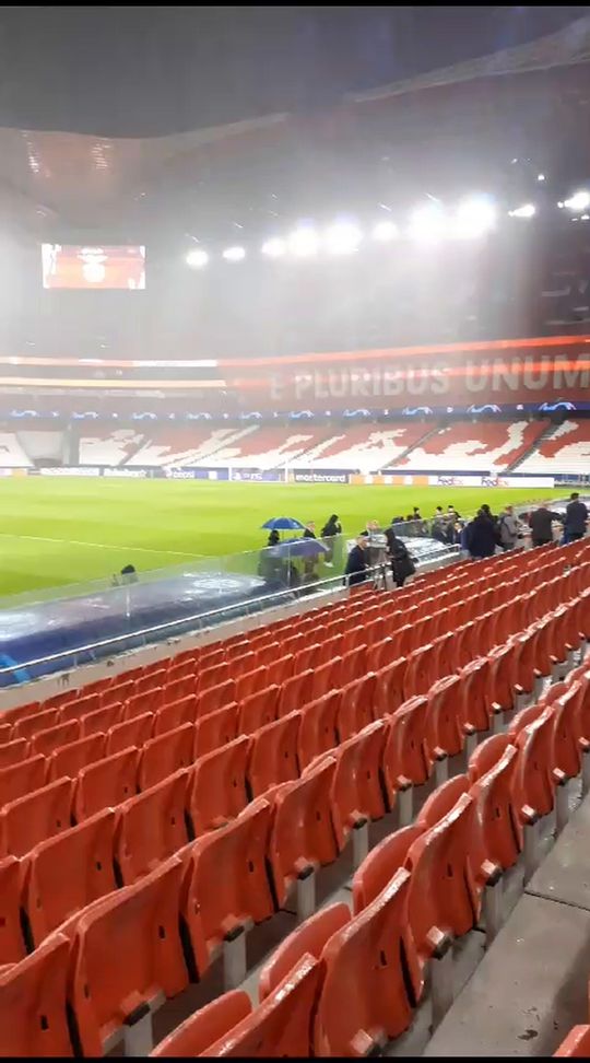 Estádio da Luz preparado para o Inter