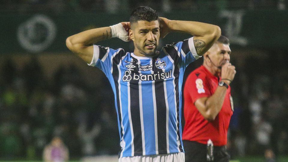 Suárez em tom de despedida do Grêmio