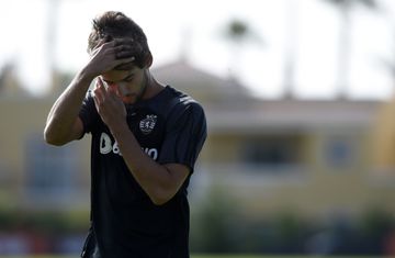 Sporting: Bragança lesionado na véspera da viagem para Bérgamo