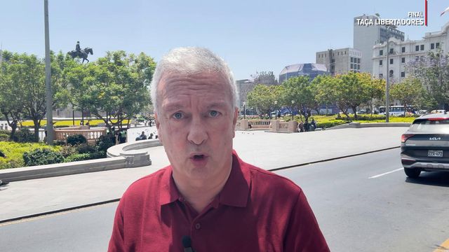 Como se vive em Lima a véspera da final da Libertadores