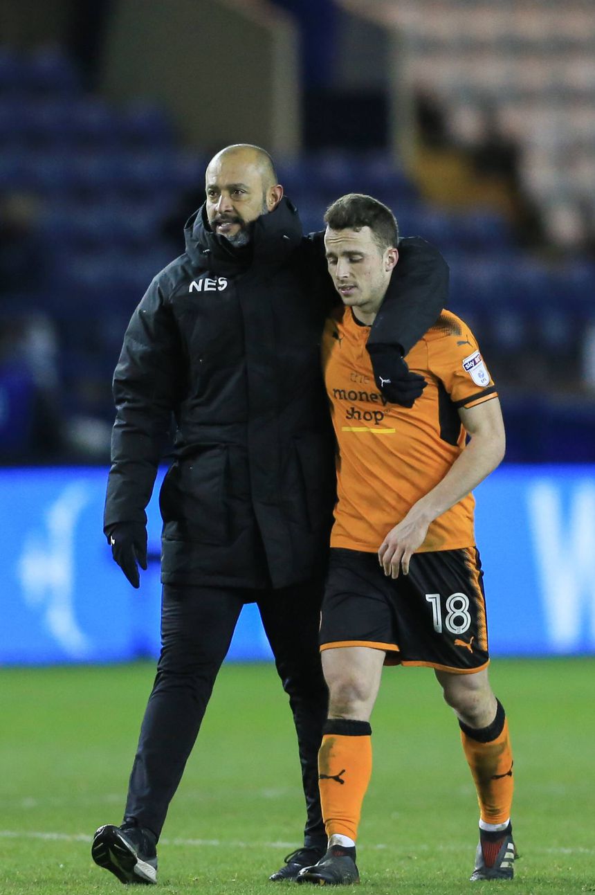 Nuno Espírito Santo e Jota em 2017 - Foto: IMAGO