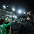 Gonçalo Feio foi altamente celebrado pelos próprios jogadores - Foto: Radomiak