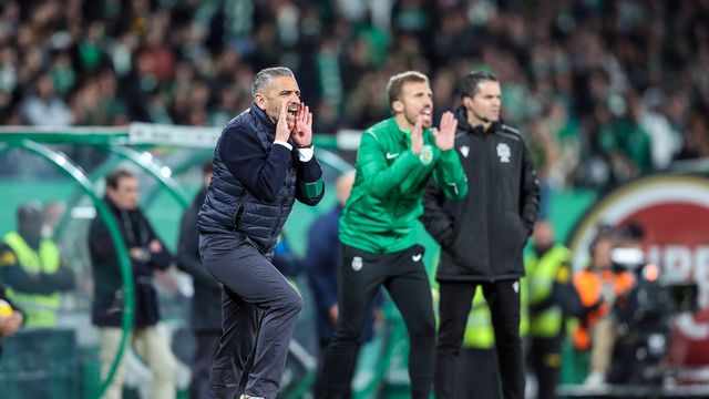 Estreia de Rui Borges foi a 29 de dezembro de 2024, em Alvalade, com uma vitória frente ao Benfica (1-0) - Foto: Miguel Nunes