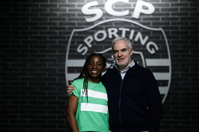 Lorène Bazolo prolonga vínculo de 11 anos com o Sporting (foto Sporting CP)