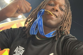 Stevan Manuel, um dos campeões do mundo de sub-17, é sobrinho de Renato Sanches - Foto: Instagram/Renato Sanches