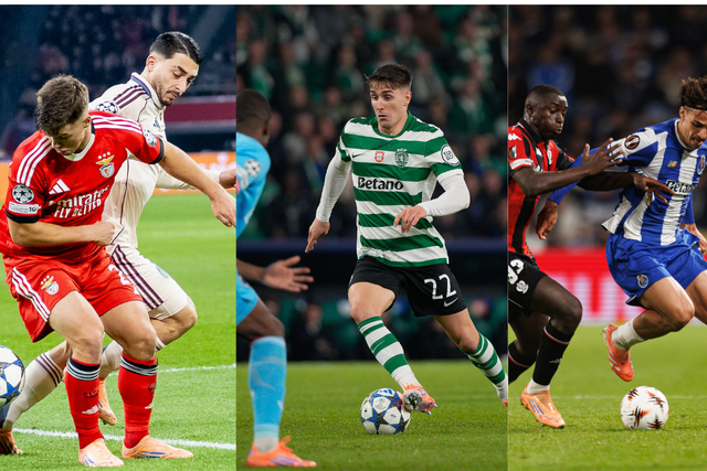 Benfica, Sporting e FC Porto venceram os seus jogos nesta semana europeia - Fotos: IMAGO