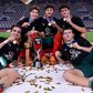 Mateus Mide, Bernardo Lima, Yoan Pereira, Martim Chelmik e Duarte Cunha, os dragõezinhos campeões do Mundo pelos sub-17 - Foto: FC Porto