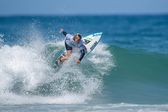 Pela primeira vez haverá uma surfista portuguesa na elite do surf mundial, Yolanda Hopkins. Foto IMAGO