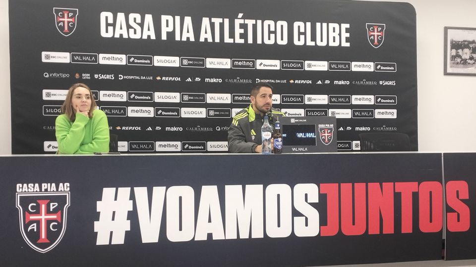 Casa Pia ambicioso para Braga: «Vamos disputar o jogo pelo jogo»