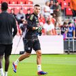 Anthony Lopes durante o aquecimento, na época passada