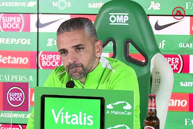 Rui Borges, treinador dio Sportingm na antevisão do jogo com o Benfica