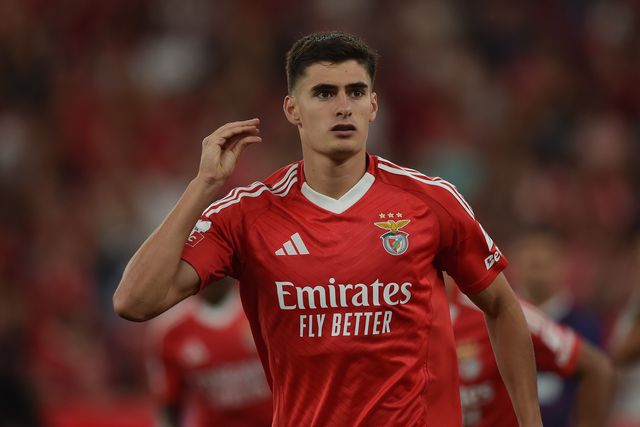 António Silva em ação pelo Benfica