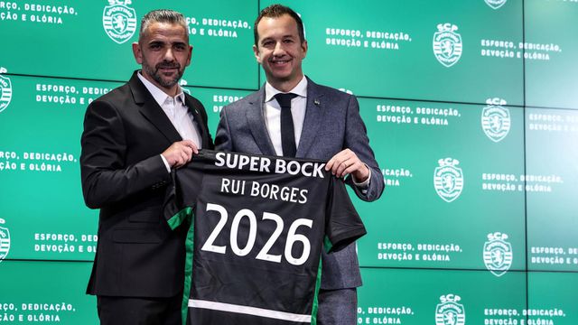 Rui Borges e Frederico na apresentação oficial