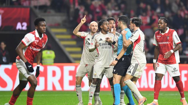 Fase do SC Braga-Benfica (Foto: Rogério Ferreira/KAPTA+)