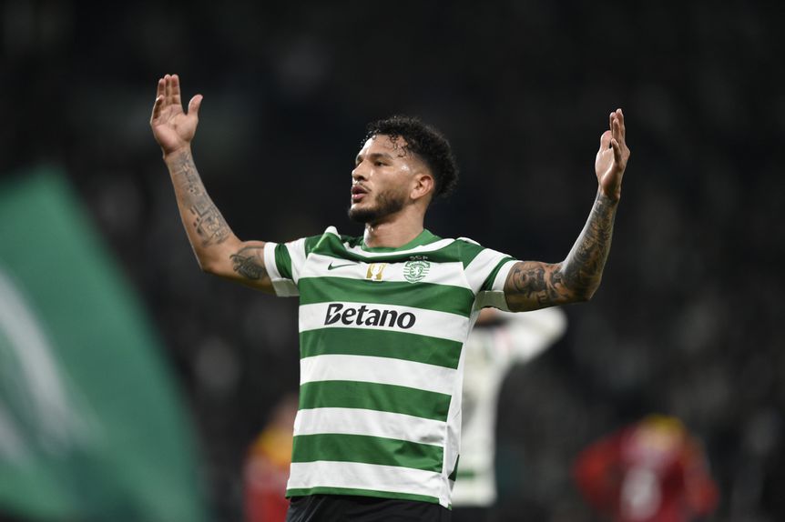 Luis Suárez adiantou o Sporting em Alvalade frente ao Rio Ave - Foto: Sérgio Miguel Santos