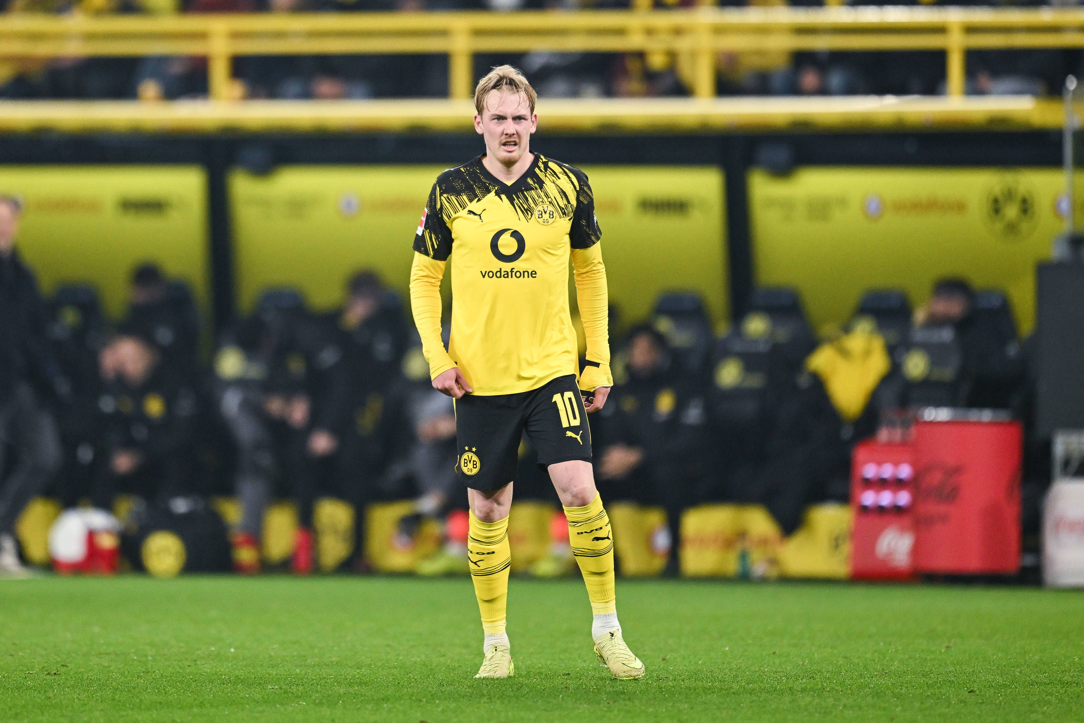 Julian Brandt, médio ofensivo alemão de 29 anos do Dortmund