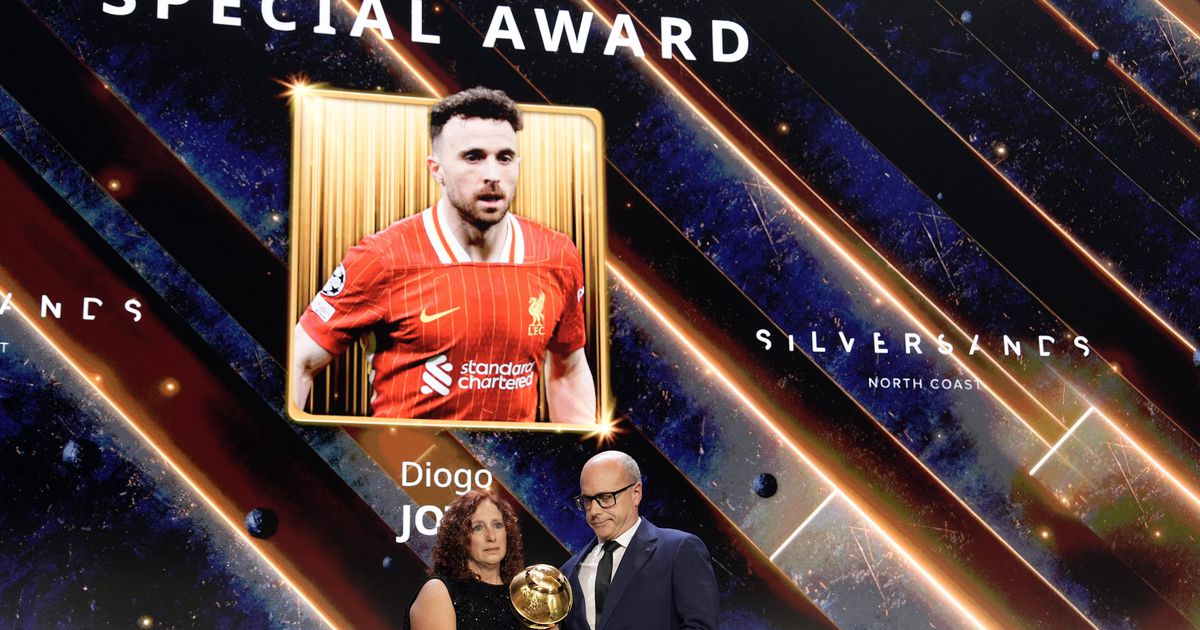 Globe Soccer Awards: Diogo Jota homenageado com prémio