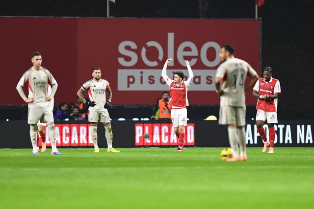 Benfica empata com o SC Braga e pode perder terreno para a frente