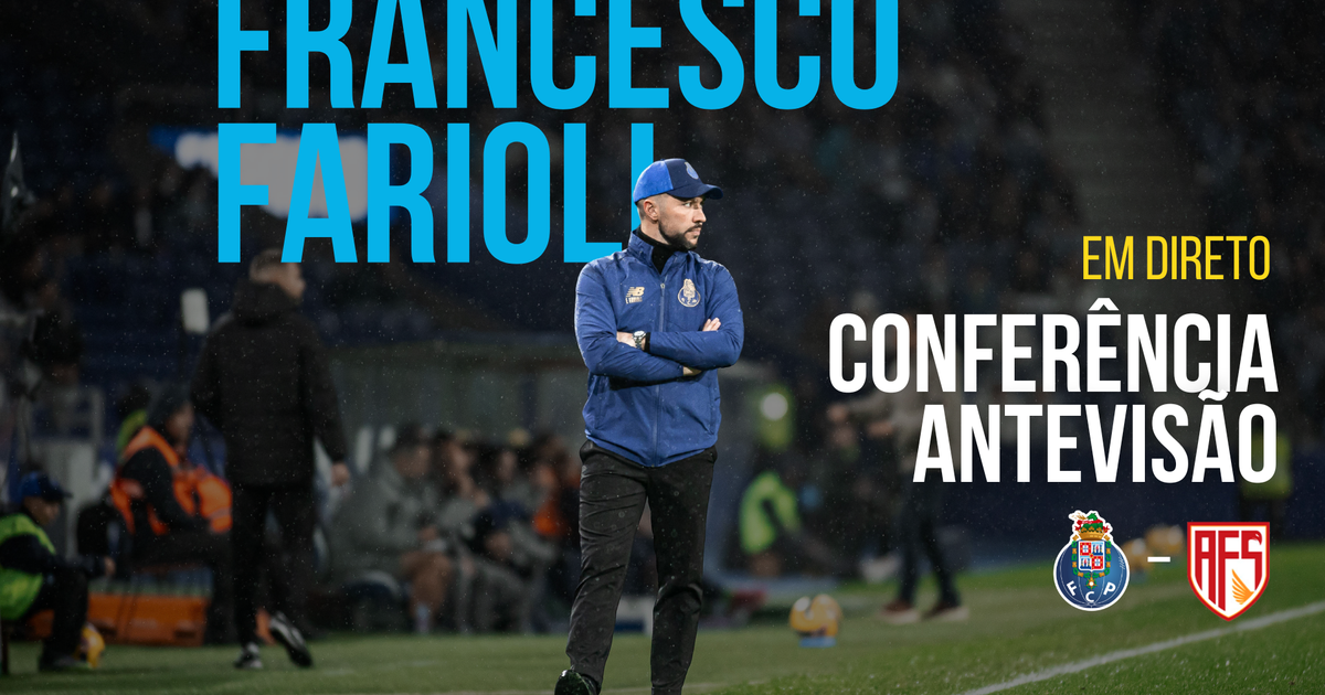 Siga em direto a conferência de Francesco Farioli