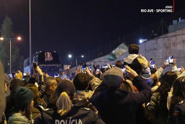 Sporting com muito apoio à chegada a Alvalade