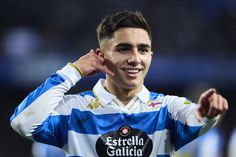 Yeremay Hernández, extremo de 23 anos do Depor, participou já esta temporada em 29 jogos (2407 minutos), com dez golos marcados e sete assistências - Foto: IMAGO