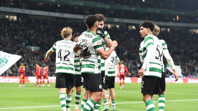 Luis Suárez adiantou o Sporting em Alvalade frente ao Rio Ave - Foto: Sérgio Miguel Santos