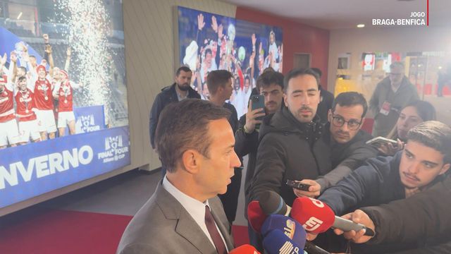 António Salvador critica arbitragem do SC Braga-Benfica