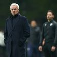 José Mourinho, treinador do Benfica, apostou no tom irónico após o empate (2-2) com o SC Braga. Foto: Hugo Delgado/LUSA