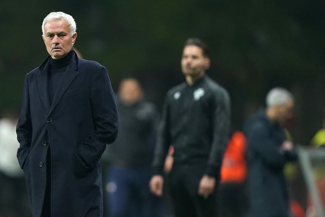 José Mourinho, treinador do Benfica, apostou no tom irónico após o empate (2-2) com o SC Braga. Foto: Hugo Delgado/LUSA