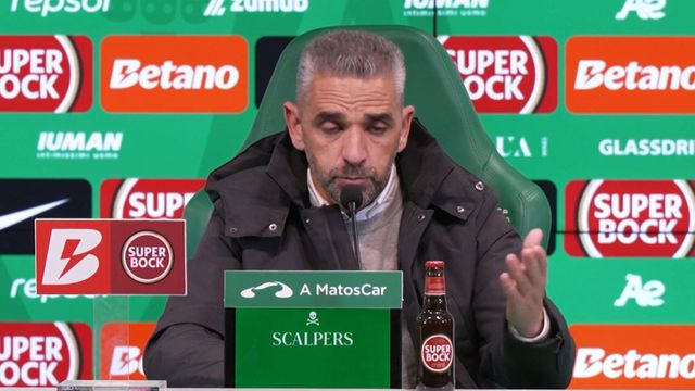 Rui Borges: «Não olho para o terceiro classificado, olho para o primeiro»