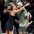 Aryna Sabalenka e Nick Kyrgios protagonizaram a versão 2025 da Batalha dos Sexos (EPA)