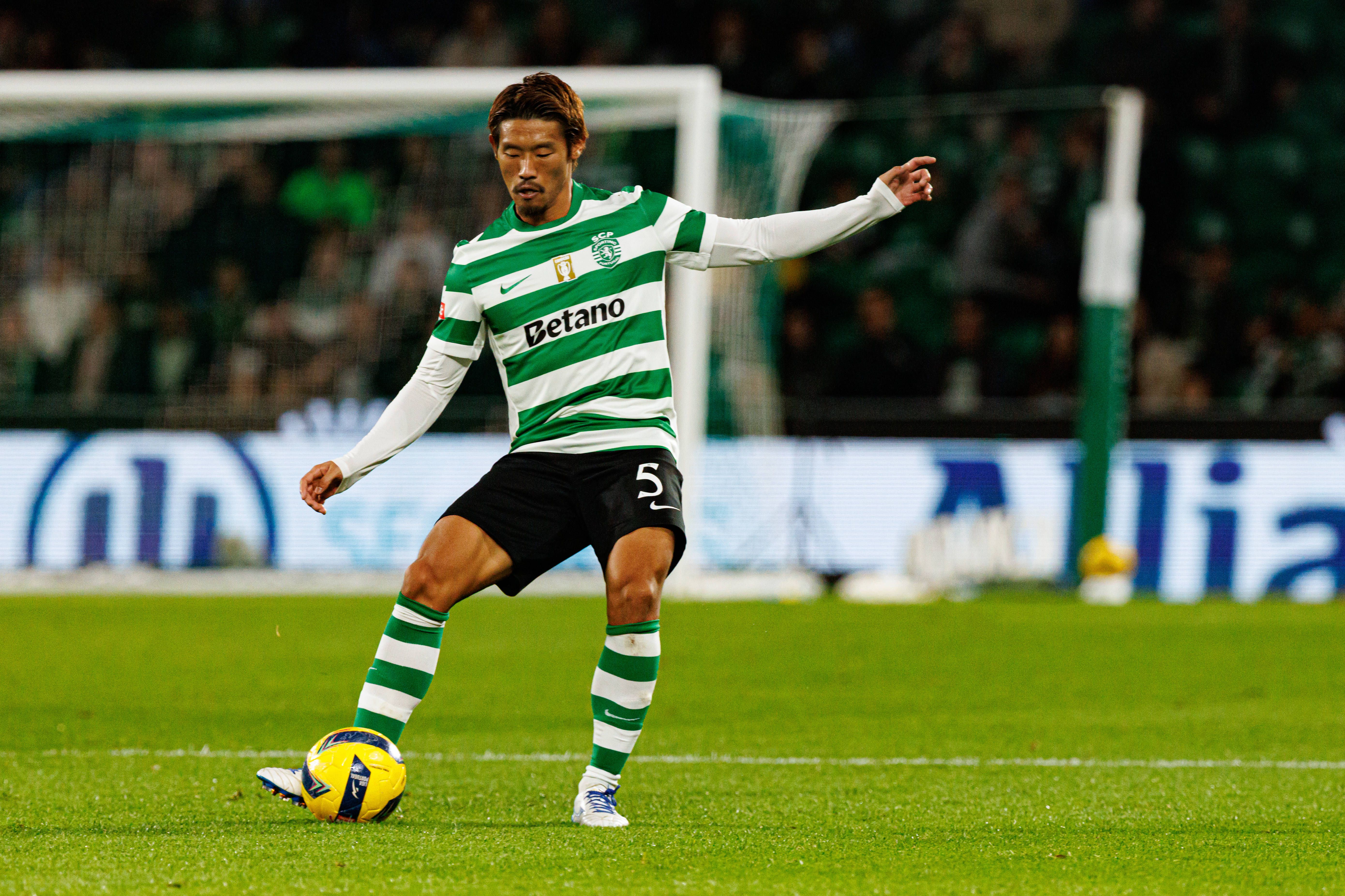 Hidemasa Morita, médio japonês de 30 anos do Sporting