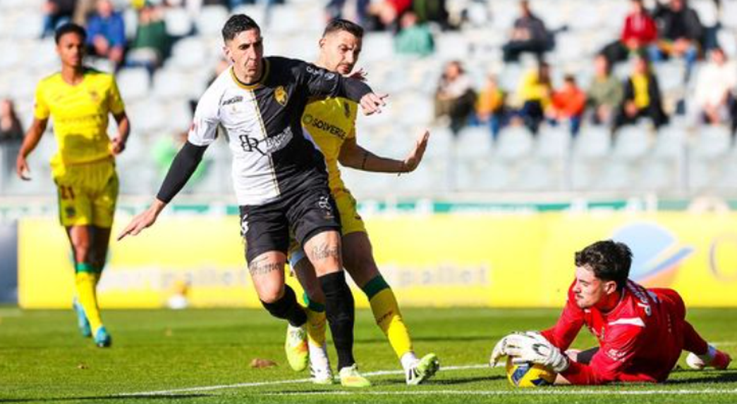 Paços de Ferreira e Farense somaram um ponto na 16.ª jornada da Liga 2. Foto - Paços de Ferreira. Foto: Liga