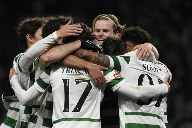 Festejos do Sporting frente ao Rio Ave - Foto: Sérgio Miguel Santos