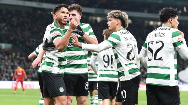 Luis Suárez adiantou o Sporting em Alvalade frente ao Rio Ave - Foto: Sérgio Miguel Santos