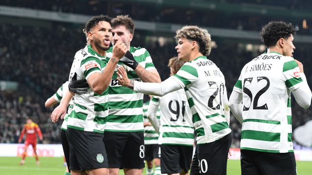 Luis Suárez adiantou o Sporting em Alvalade frente ao Rio Ave - Foto: Sérgio Miguel Santos