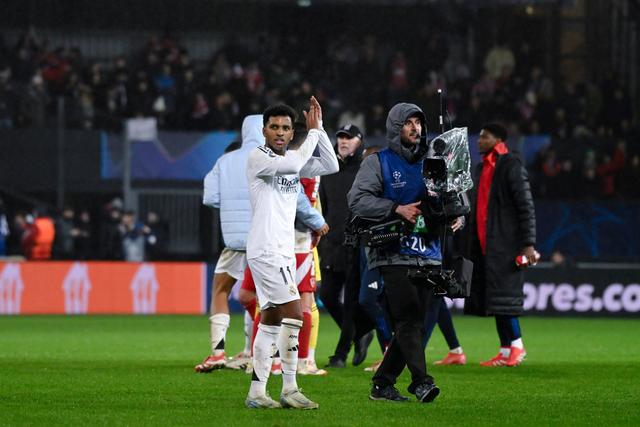 Rodrigo bisou no Brest-Real Madrid da última jornada da UEFA Champions League (foto: IMAGO)