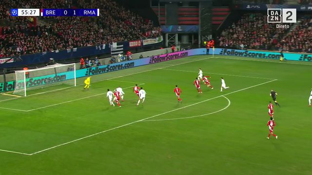Brest tem golo anulado e... Real Madrid marca (vídeo)