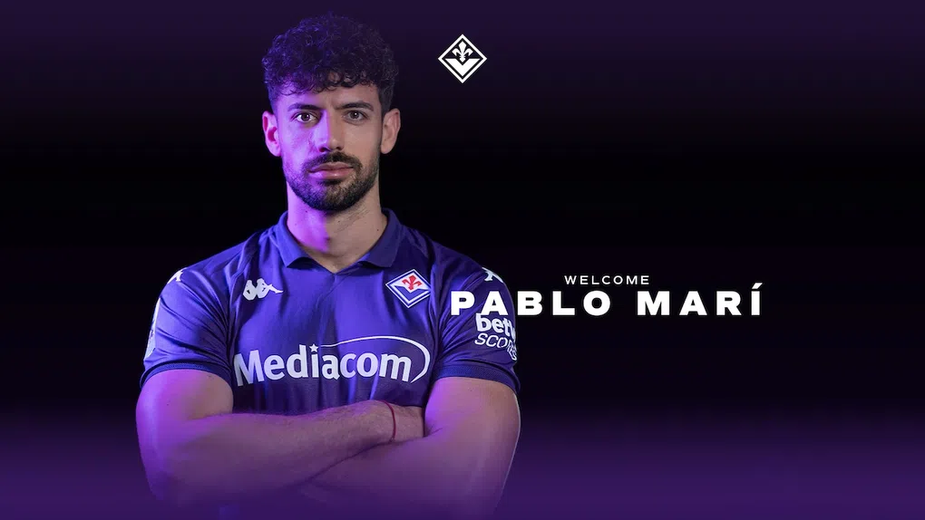 Pablo Marí é reforço da Fiorentina (Foto Fiorentina)