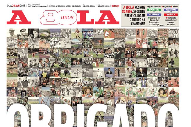 A BOLA: há 80 anos a jogar para a frente