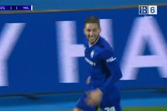 Pjaca, com classe, recebe na área e remata cruzado para ferir o Milan (vídeo)