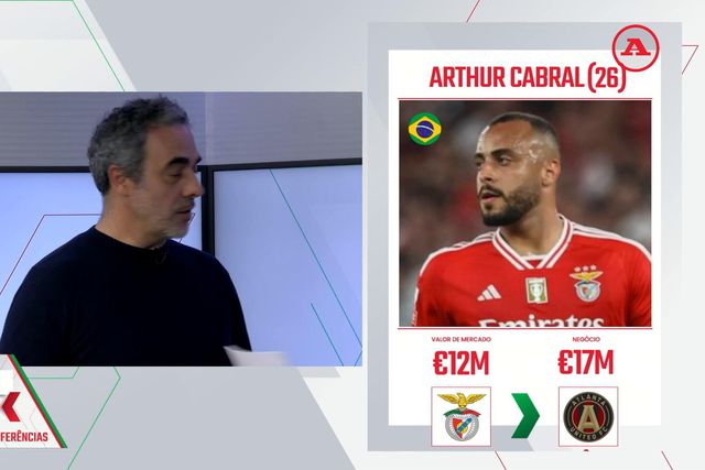 Troca de Passes: «Há fortes possibilidades de Arthur Cabral sair do Benfica»