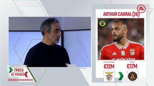 Troca de Passes: «Há fortes possibilidades de Arthur Cabral sair do Benfica»