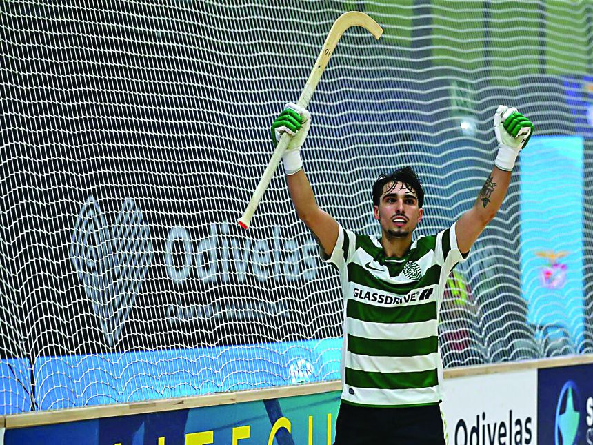 Avançado Danilo Rampulla viveu noite de goleador      Fotografia SC Portugal
