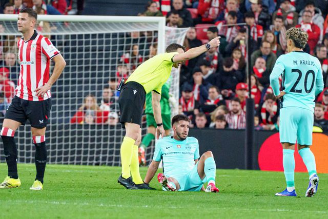 Gonçalo Inácio saiu aos 25 minutos do jogo em Bilbau devido a lesão - Foto: IMAGO