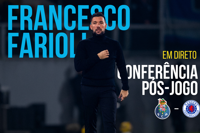 Acompanhe a conferência de Imprensa de Francesco Farioli